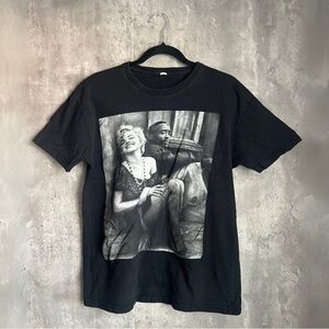 Tupac & Marilyn Monroe Graphic Tee Size Medium